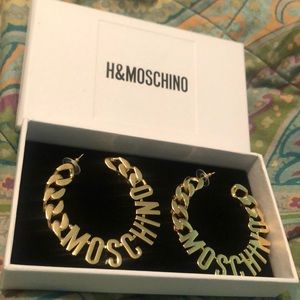 new & never worn Moschino earrings